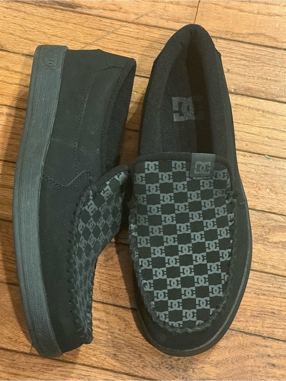 DC Men's Villain Black TX Skate Shoe Size 10 Excellent Condition